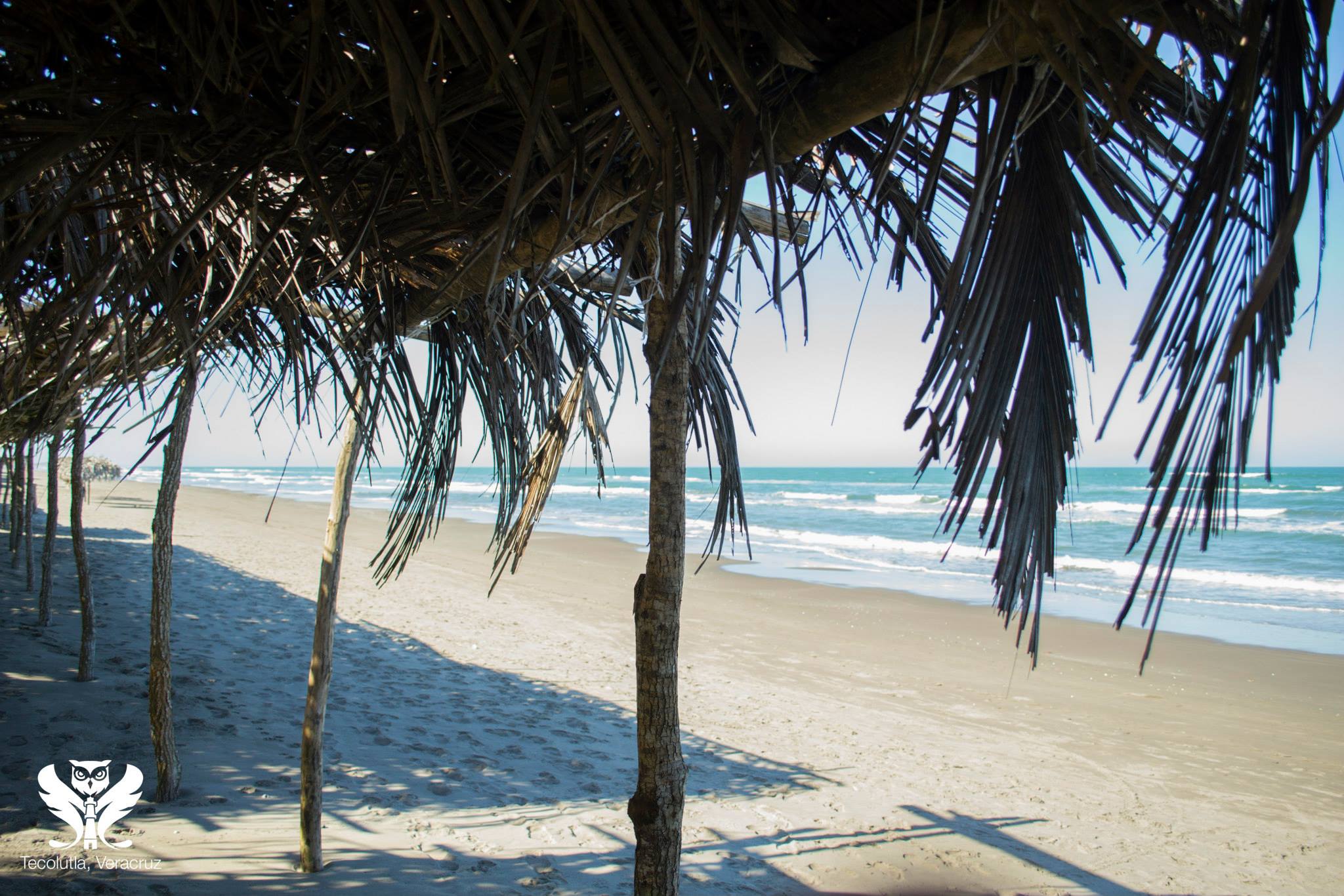 Vista de la playa de Tecolutla
